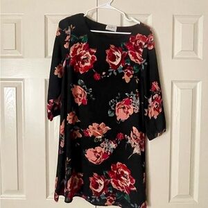 NWOT lined floral dress